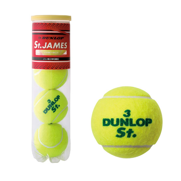 DUNLOP（ダンロップ） テニスボール St.JAMES（セントジェームス） 1缶